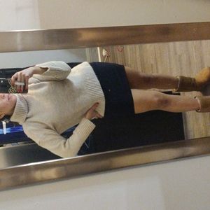 cozy turtleneck sweater